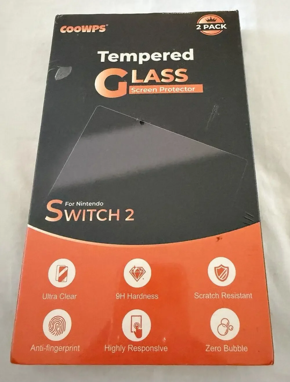 Screen Protector - Nintendo Switch 2 Ultra HD Tempered Glass Alignment Frame 2Pk